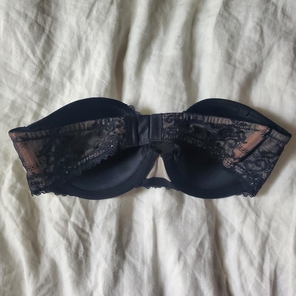 Felina Black Strapless Bra - Size 34B - Picture 2 of 5